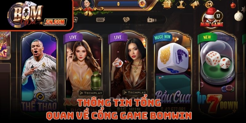 Thông tin tổng quan về công game Bomwin
